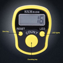 Load image into Gallery viewer, High Quality Ring Counter With LED Light, Electronic Finger Ring Counter, Random Color Delivery