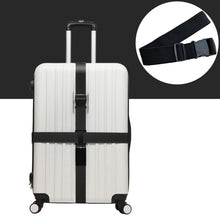 Load image into Gallery viewer, Cross Rainbow Elastic Telescopic Bag Bungee Luggage Packing Belt Travel Luggage Fixed Strap