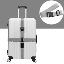 Load image into Gallery viewer, Cross Rainbow Elastic Telescopic Bag Bungee Luggage Packing Belt Travel Luggage Fixed Strap
