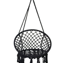 Load image into Gallery viewer, Indoor Single Cotton Rope Woven Swing Chair