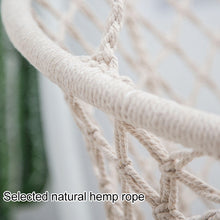 Load image into Gallery viewer, Indoor Single Cotton Rope Woven Swing Chair
