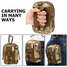Load image into Gallery viewer, Stylish Multifunctional Outdoor Sports Running Hiking Riding Travelling Waist Bag Phone Camera Protective Case Card Pocket Wallet with Belt Bandage Binding Tape, Waist Bag