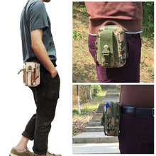 Load image into Gallery viewer, Stylish Multifunctional Outdoor Sports Running Hiking Riding Travelling Waist Bag Phone Camera Protective Case Card Pocket Wallet with Belt Bandage Binding Tape, Waist Bag