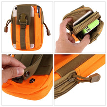 Load image into Gallery viewer, Stylish Multifunctional Outdoor Sports Running Hiking Riding Travelling Waist Bag Phone Camera Protective Case Card Pocket Wallet with Belt Bandage Binding Tape, Waist Bag