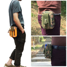 Load image into Gallery viewer, Stylish Multifunctional Outdoor Sports Running Hiking Riding Travelling Waist Bag Phone Camera Protective Case Card Pocket Wallet with Belt Bandage Binding Tape, Waist Bag