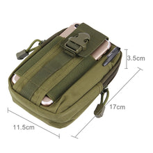 Load image into Gallery viewer, Stylish Multifunctional Outdoor Sports Running Hiking Riding Travelling Waist Bag Phone Camera Protective Case Card Pocket Wallet with Belt Bandage Binding Tape, Waist Bag