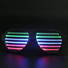 Load image into Gallery viewer, LED-CM03 LED Musical Shades Sound &amp; Music Active LED Party Glasses with USB Charger, LED Party Glasses
