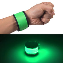 Load image into Gallery viewer, LED Luminous Slap Pat Circle Outdoors sports Wristband, Small, Size:26*4cm