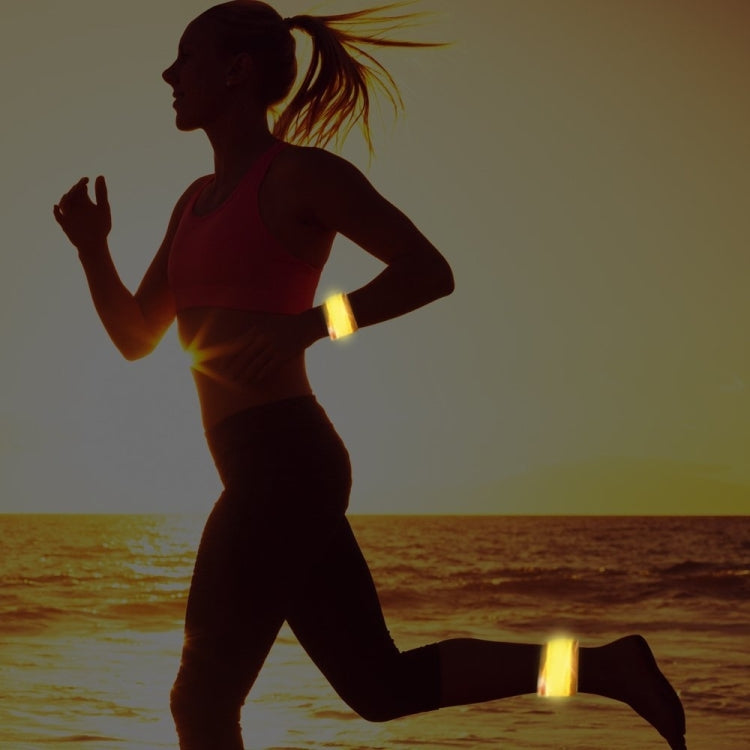 LED Luminous Slap Pat Circle Outdoors sports Wristband, Small, Size:26*4cm