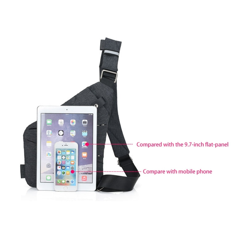 Multi-Function Portable Anti-theft Polyester Business Chest Bag Outdoor Sports Shoulder Bag for Men