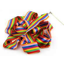 Load image into Gallery viewer, 5 PCS 4m Colorful Children Toy Dancing Practices Dance Ribbons with Sticks, Random Pattern Delivery