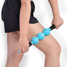 Load image into Gallery viewer, Yoga Health Care Triple Hedgehog Balls Neck Leg Hand Muscle Massage Stick