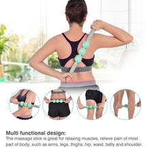 Load image into Gallery viewer, Yoga Health Care Triple Hedgehog Balls Neck Leg Hand Muscle Massage Stick