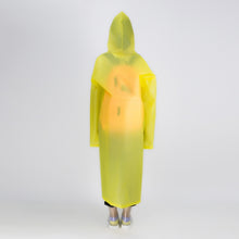 Load image into Gallery viewer, Long Sleeve Cuff Windproof Upgrade Version of One-piece Environmental Protection Transparent Raincoat Average Size
