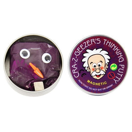 DIY Plasticine Slime Magnetic Rubber Mud Stress Reducer Anti-Anxiety Bouncing Putty Magic Clay Education Toy for Kids and Adults, Small Iron Box Size: 6x2.5cm