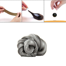 Load image into Gallery viewer, DIY Plasticine Slime Magnetic Rubber Mud Stress Reducer Anti-Anxiety Bouncing Putty Magic Clay Education Toy for Kids and Adults, Big Iron Box Size: 8x2.5cm