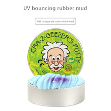 Load image into Gallery viewer, UV Discoloration Mud DIY Plasticine Slime Stress Reducer Anti-Anxiety Toy Bouncing Putty Magic Clay Education Toys for Kids and Adults, Iron Box Size: 8x2.5cm