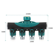 Load image into Gallery viewer, 4 In 1 Multi-function Garden Water Sprinklers Lawn Irrigation Valve Water Dividing Controller Water Pipe Shunt, EU Plug, EU Plug