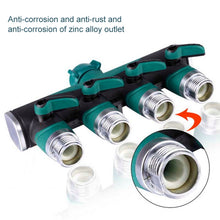 Load image into Gallery viewer, 4 In 1 Multi-function Garden Water Sprinklers Lawn Irrigation Valve Water Dividing Controller Water Pipe Shunt, EU Plug, EU Plug