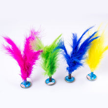 Load image into Gallery viewer, 5 PCS Turkey Feather Kick Shuttlecock Foot Exercise Toy, Random Color Delivery