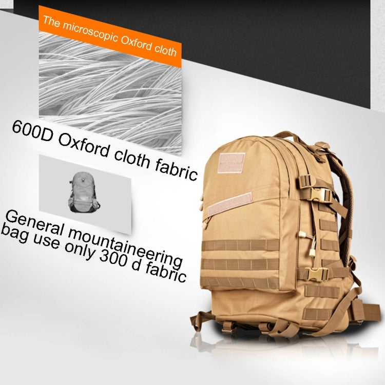 INDEPMAN DL-B001 Fashion Camouflage Style Men Oxford Cloth Backpack Shoulders Bag 40L Outdoors Hiking Camping Travelling Bag 3D Package with Expanded MOLLE & Magic Sticker & Adjustable Shoulder Strap, Size: 51 x 42 x 22 cm