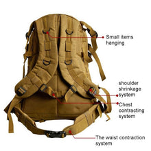 Load image into Gallery viewer, INDEPMAN DL-B001 Fashion Camouflage Style Men Oxford Cloth Backpack Shoulders Bag 40L Outdoors Hiking Camping Travelling Bag 3D Package with Expanded MOLLE &amp; Magic Sticker &amp; Adjustable Shoulder Strap, Size: 51 x 42 x 22 cm
