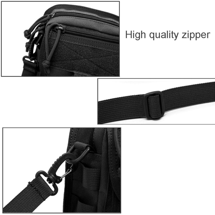 INDEPMAN DL-B020 Fashion Army Style Oxford Cloth  Package Crossbody Bag Shoulder Sling Bag Hand Bag Messenger Bag, Size: 17 x 15 x 8 cm