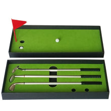 Load image into Gallery viewer, Golf Mini Putting Mat Court Push Rod Trainer, Size: 24.5x10.5x3.5cm