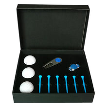 Load image into Gallery viewer, 11 in 1 6 Golf Tees + Divot Tool + 3 Golf Balls Gift Box Set