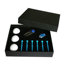 Load image into Gallery viewer, 11 in 1 6 Golf Tees + Divot Tool + 3 Golf Balls Gift Box Set