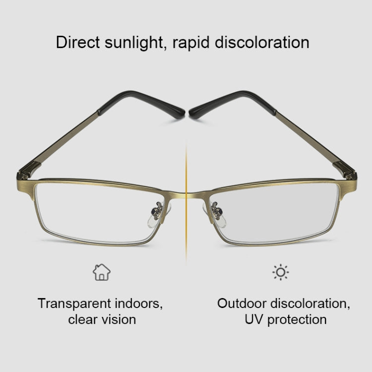 Dual-purpose Photochromic Presbyopic Glasses, +3.00D