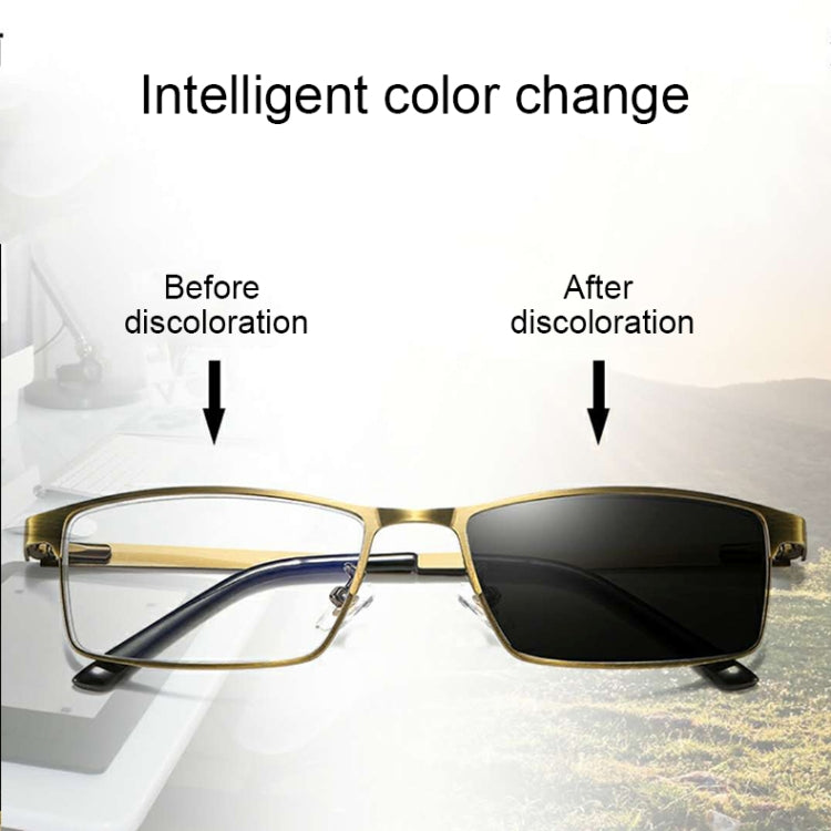 Dual-purpose Photochromic Presbyopic Glasses, +4.00D