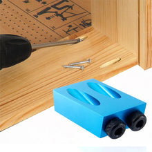 Load image into Gallery viewer, 15 Degree Angular Oblique Aluminum Alloy Woodworking Hole Locator, 15 Degree Woodworking Hole Locator