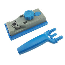 Load image into Gallery viewer, Angular Oblique Woodworking Borehole Locator Sheet Connector with Scale Marking, Woodworking Borehole Locator