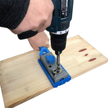 Load image into Gallery viewer, Angular Oblique Woodworking Borehole Locator Sheet Connector with Scale Marking, Woodworking Borehole Locator