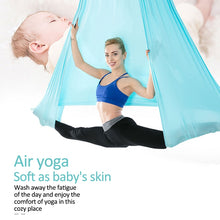 Load image into Gallery viewer, Household Handstand Elastic Stretching Rope Aerial Yoga Hammock Set