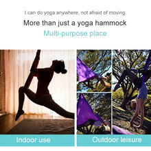 Load image into Gallery viewer, Household Handstand Elastic Stretching Rope Aerial Yoga Hammock Set