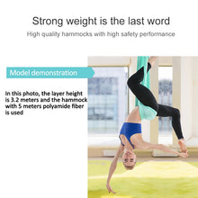 Load image into Gallery viewer, Household Handstand Elastic Stretching Rope Aerial Yoga Hammock Set