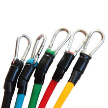 Load image into Gallery viewer, Portable Latex Chest Expander Pull Rope Crossfit Muscle Training Resistance Cable Rope Trainer Set Fitness Resistance Bands, Rope Length: 1m, Random Color Delivery