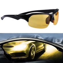 Load image into Gallery viewer, Yellow Lens Anti Glare Night Vision Glasses Safety Driver Sunglasses for Men / Women