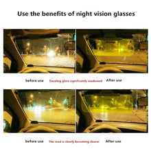 Load image into Gallery viewer, Yellow Lens Anti Glare Night Vision Glasses Safety Driver Sunglasses for Men / Women