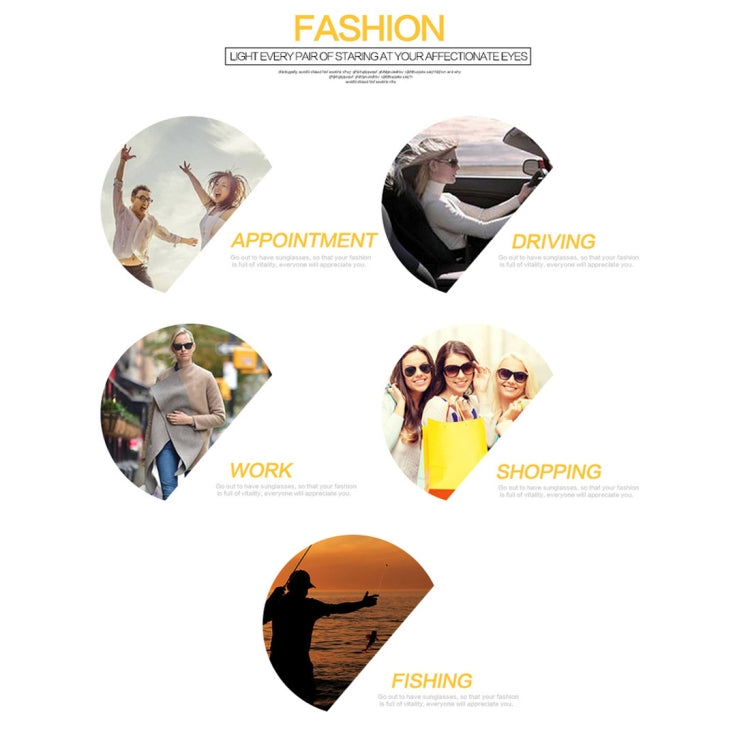 Yellow Lens Anti Glare Night Vision Glasses Safety Driver Sunglasses for Men / Women