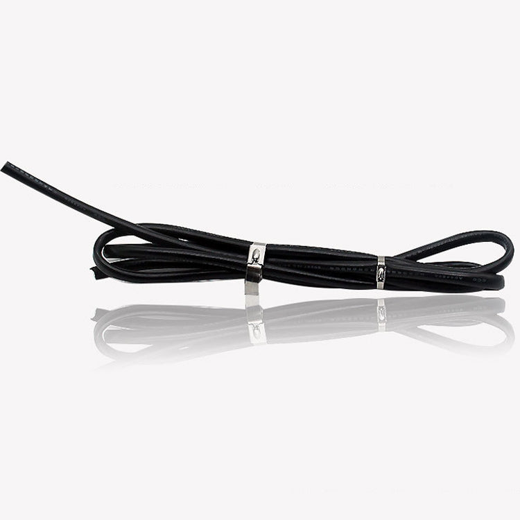 100 PCS 4.6x550mm Stainless Steel Metal Cable Ties Tie Zip Wrap Exhaust Heat Straps Induction Pipe, 4.6x550mm