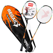 Load image into Gallery viewer, REGAIL 8019 2 PCS Carbon Durable Badminton Racket for Beginners