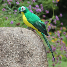 Load image into Gallery viewer, 35cm Simulation Parrot Simulation Macaw Horticultural Decoration, 35cm (Green), 35cm (Blue), 35cm (Red), 35cm (Rose Red), 35cm (White), 35cm (Yellow)