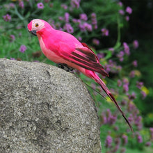 Load image into Gallery viewer, 35cm Simulation Parrot Simulation Macaw Horticultural Decoration, 35cm (Green), 35cm (Blue), 35cm (Red), 35cm (Rose Red), 35cm (White), 35cm (Yellow)