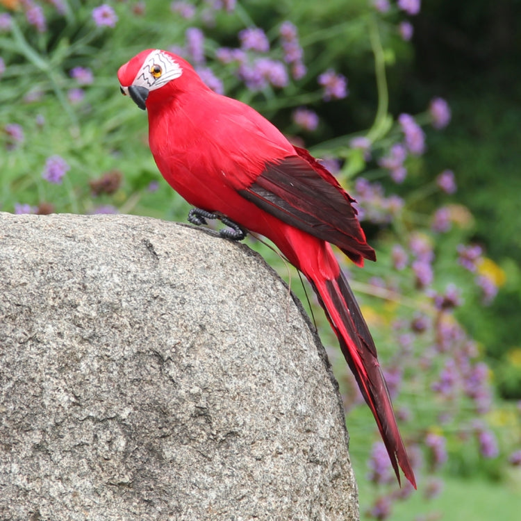 35cm Simulation Parrot Simulation Macaw Horticultural Decoration, 35cm (Green), 35cm (Blue), 35cm (Red), 35cm (Rose Red), 35cm (White), 35cm (Yellow)