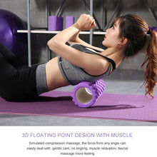 Load image into Gallery viewer, Yoga Pilates Fitness EVA Roller Muscle Relaxation Massage, Size: 45cm x 13cm, 45cm x 13cm