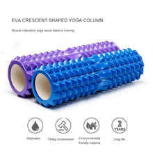 Load image into Gallery viewer, Yoga Pilates Fitness EVA Roller Muscle Relaxation Massage, Size: 45cm x 13cm, 45cm x 13cm