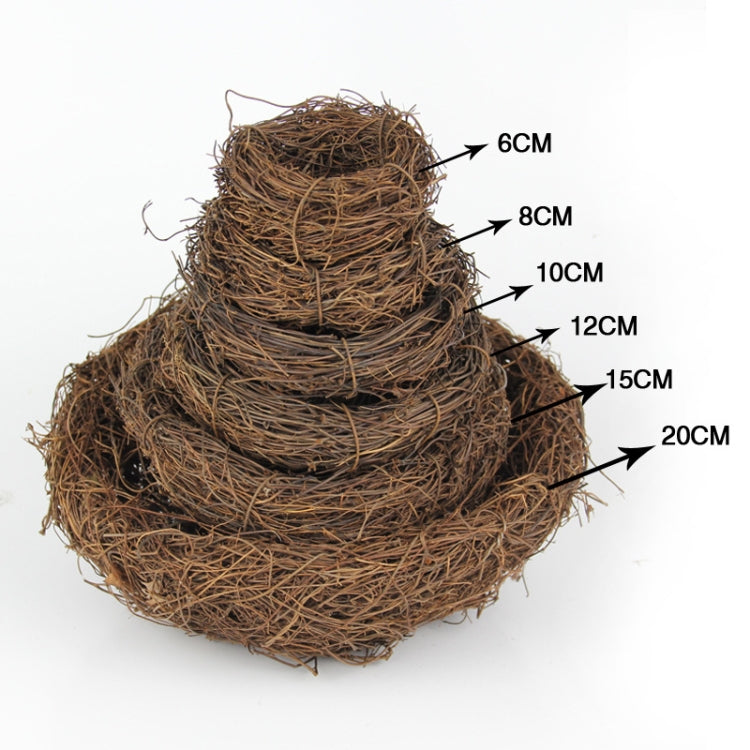 6cm Simulation Bird Nest + 1 PCS Bird Egg Holiday Decoration